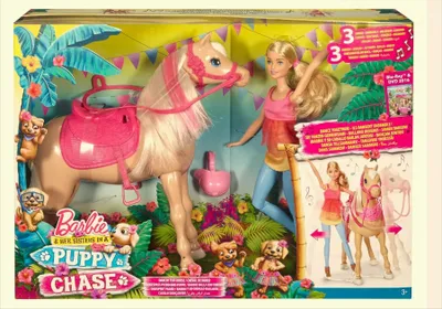 Produktbild von Barbie "Die große Hundesuche" Tanzspaß Pferd und Puppe