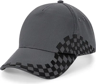 Produktbild von Beechfield B159 | Grand Prix Cap / Kappe / Mütze / Hut - Farbe: Graphite Grey - Größe: One Size