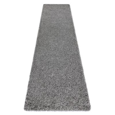 Bežec SOFFI shaggy 5cm sivý - do kuchyne, predsiene, chodby, chodby sivý 60x200 cm