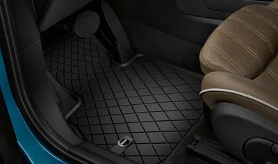 Produktbild von MINI Allwetter Fußmatten Gummimatten Essential Black F55 F56 F57 Cabrio