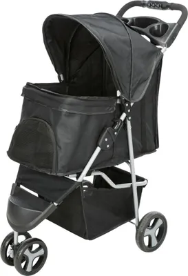 Produktbild von TRIXIE Buggy für Hunde - schwarz - 47 × 100 × 80 cm