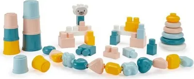 Produktbild von Ecoiffier Abrick Spielzeug-Set , Lernspielzeug, 4 Aktivitäten, Mehrfarbig, Blau, 7915
