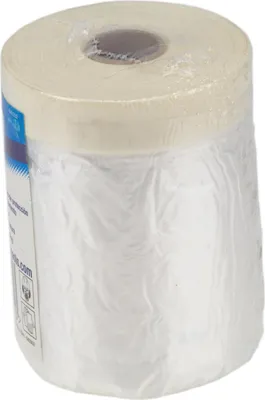 Produktbild von Abdeckfolie mit Malerkreppband Malerfolie Ersatzrolle