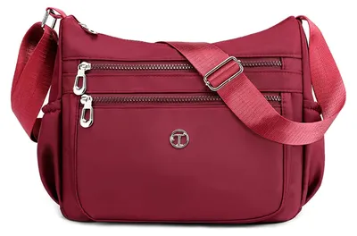 Immagine prodotto di Solidchoice - Borsa a tracolla ampia per donna, con numerosi scomparti