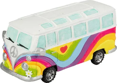 Image de Aqua Della Décoration d'aquarium Hippie Van