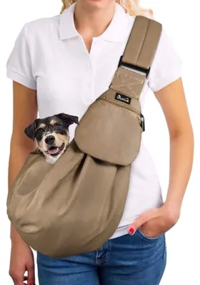 Produktbild von Hundetransporttasche mit verstellbarem Schultergurt für Spaziergänge