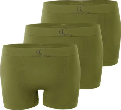 Produktbild von Clark Crown® Boxershorts-Pant 3er Pack Seamless S/M khaki