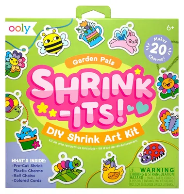 Productafbeelding van Ooly Ooly - Shrink-Its! Doe-het-zelf set voor krimpkunst - Tuinvriendjes