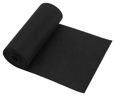 Productafbeelding van Viltrol - 1 mm dik - Geschikt voor knutselen, naaien en decoreren - Zwart, 20 cm breed