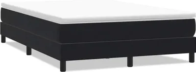Produktbild von Boxspringbett ohne Matratze Schwarz 140x210 cm Samt