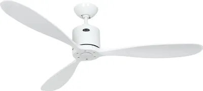 Produktbild von Energiespar Deckenventilator mit Fernbedienung Aeroplan Eco Weiß / Weiß 132 cm