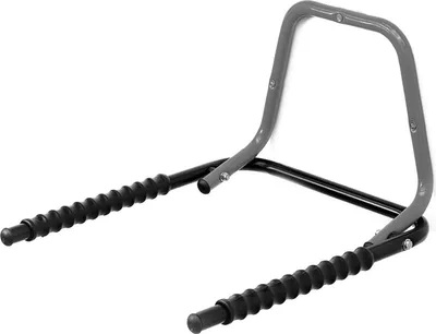 A bicycle wall mount is shown against a white background.
