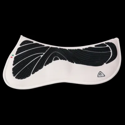Produktbild von Acavallo Gel & Memory Foam Half Pad - weiß, Größe:M