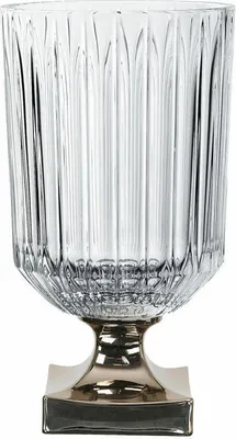 Obrázek produktu pro Váza Nachtmann na nožce v platině STK/1 651/81/32cm Minerva 104161 /Prodej pouze do vyprodání zásob