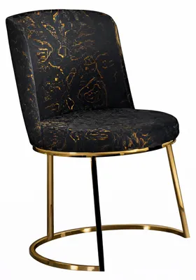 Produktbild von Eleganter Esszimmerstuhl Designer Küchenstuhl Edle Polsterung Möbel