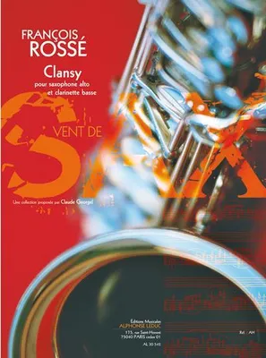Immagine prodotto di Clansy per sassofono contralto e clarinetto basso