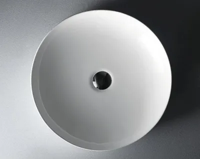Image de Vasque ronde à poser sans trou PESTAK 48x48x10 cm
