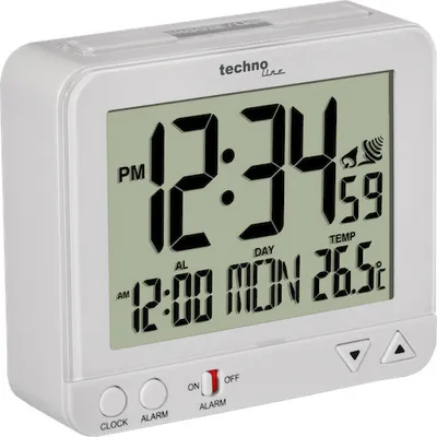 Obrázok produktu pre Technoline WT 195, Digitálny budík, Biela, LCD, AA, 96 mm, 80 mm