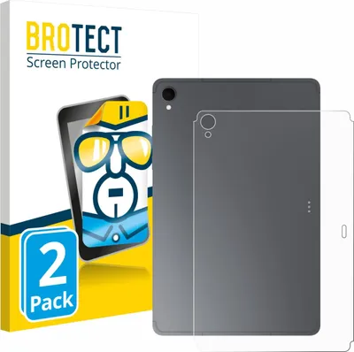 Produktbild von 2x Für Samsung Galaxy Tab S11 (Rückseite) Schutzfolie BROTECT Displayschutz Display Schutz Folie Klar Transparent