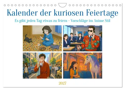 Produktbild von Kalender der kuriosen Feiertage (Wandkalender 2027 DIN A4 quer), CALVENDO Monatskalender