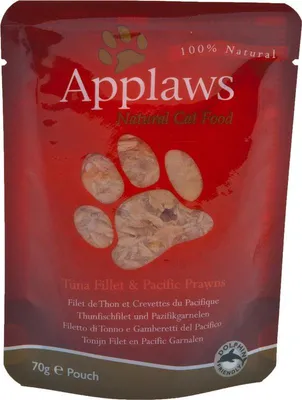 Image de Applaws Cat Nassfutter P.B. mit Thunfischfilet & Pacific Garnelen 70 gx12