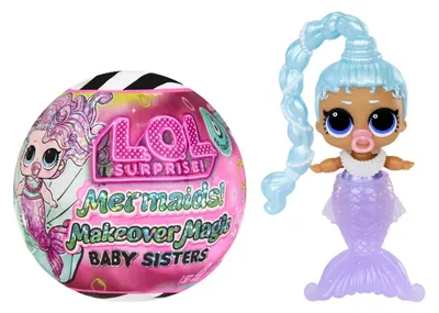 Produktbild von L.O.L. Surprise! Mermaids! Makeover Magic Baby Sisters, Mini-Puppe, Weiblich, 4 Jahr(e), Junge/Mädchen, Mehrfarbig
