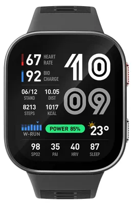 Produktbild von Amazfit Bip Max SmartWatch Silver, W2568EU1N