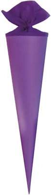 Produktbild von Goldbuch Schultüte 70 cm Flieder Buntkarton Filzverschluss zum Selbstgestalten