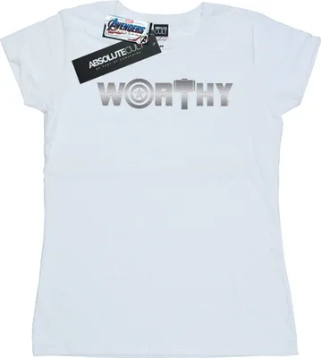 Produktbild von Marvel - "Avengers Endgame Worthy" T-Shirt für Damen BI6255 (XXL) (Weiß)