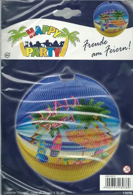 Produktbild von Laterne Hawaii rund 25cm
