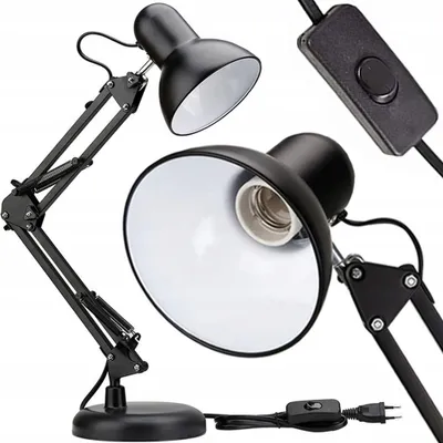 Zdjęcie produktu dla Lampka Kreślarska Czarna At-808