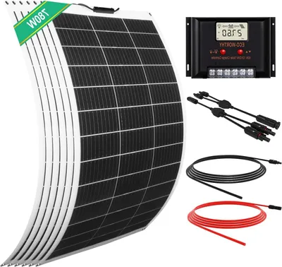 Obrázok produktu pre Flexibilný solárny panel – Súprava solárnych panelov – Solárny panel – Súprava solárnych panelov – 780 W – regulátor 60A
