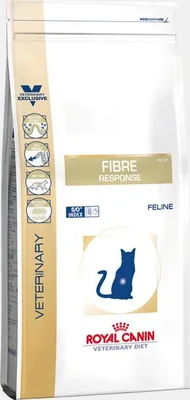 A bag of Royal Canin veterinary diet cat food.