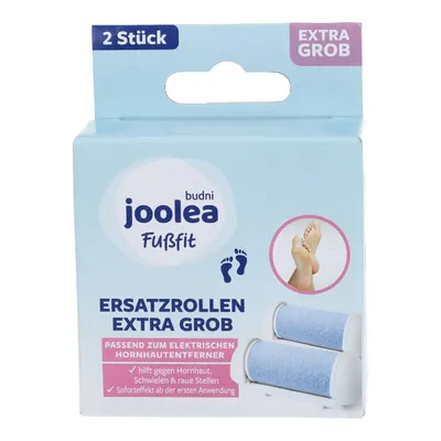 Zdjęcie produktu dla Joolea, Wymienne rolki do usuwania zrogowaciałego naskórka, 2 sztuki (PRODUKT Z NIEMIEC)