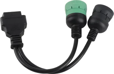 Obrázok produktu pre J1708 6 Pin J1939 9 Pin na OBD2 16 Pin Female Diagnostický Y kábel pre ťažké nákladné vozidlá autobusy prívesy
