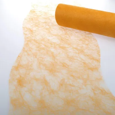 Obrázek produktu pro Vlněná ubrusová páska meruňková 25 cm, role 25 metrů