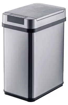 Obrázek produktu pro Senzorový kuchyňský koš, nerezová ocel, automatické víko