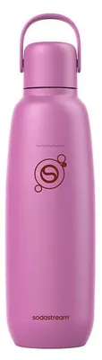 Productafbeelding van SodaStream Fizz&Go geïsoleerde drinkfles 0,9 liter, roestvrij staal, guavekleur
