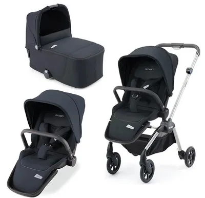 Produktbild von Recaro Sadena 2-in-1 Kinderwagen + Babywanne | Prime Matt Schwarz
