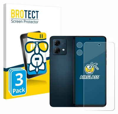 Produktbild von 3x BROTECT Schutzglas für Motorola Moto G84 (Display+Kamera) Schutzfolie Panzer Folie Glas Display Schutz klar