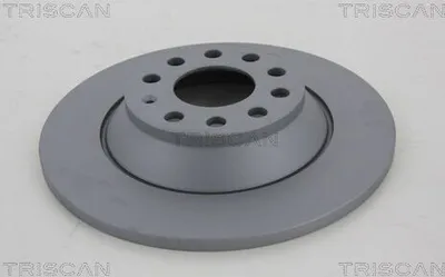 Imagen del producto de 2 discos de freno TRISCAN, modelo 8120 291004C, para AUDI A6 Avant (4F5 C6), con un grosor de 49 mm y un diámetro de 302 mm