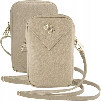 Immagine prodotto di Borsa Guess Guwbzpgstegdim beige/beige Zip Triangolo 4G