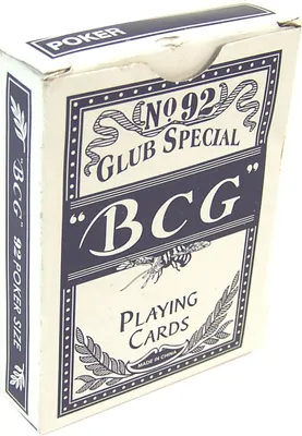 Produktbild von BCG Spielkarten Club Cpezial. Poker karten No 92. Blaue Deck