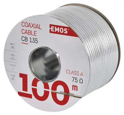 Koaxiální kabel CB135, 100m