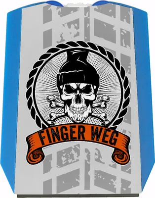 Produktbild von Totenkopf Parkscheibe Finger weg