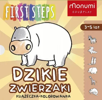 Produktbild von Monumi Kreatives Malbuch Wildtiere zum Ausmalen