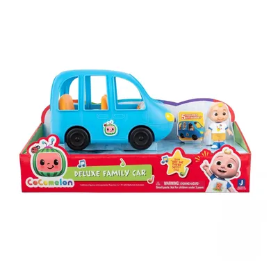 Produktbild von CoComelon Lights & Sounds Family Fun Car + JJ Figur "Sind wir schon da?" Spielen & Singen