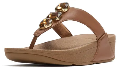 Produktbild von FITFLOP FitFlop Lulu Ultra-Jewel Toe-Post Sandals BRAUN 42