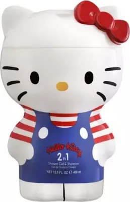 Zdjęcie produktu dla Air-Val Hello Kitty szampon i żel pod prysznic dla dzieci 400 ml
