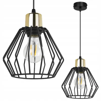 Produktbild von Hängelampe, Deckenleuchter, Drahtschirm, LED